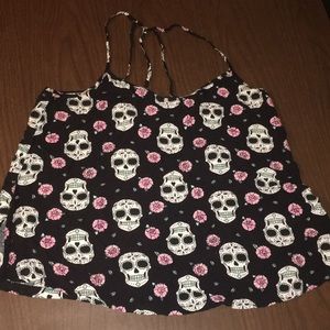 Skull tank top